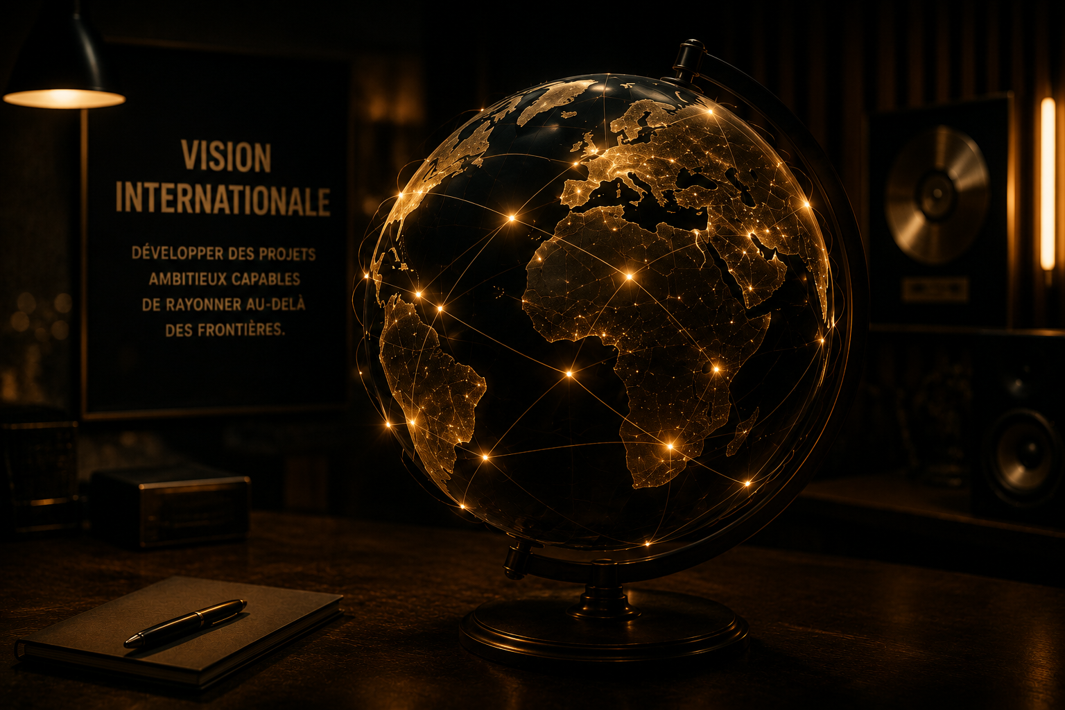 Vision internationale Développement de projets capables de rayonner au-delà des frontières.